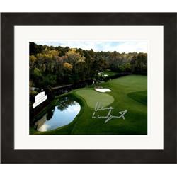665378 8 x 10 in. Verne Lundquist Autographed Golf Broadcaster, the Masters on Cbs Image No.SC2 Matted & Framed Photo