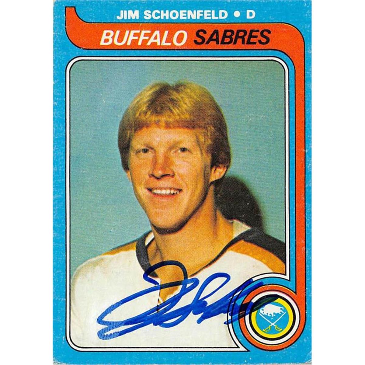 67308 Jim Schoenfeld Autographed Buffalo Sabres 1979 Topps No.171 Hockey Card -  Autograph Warehouse
