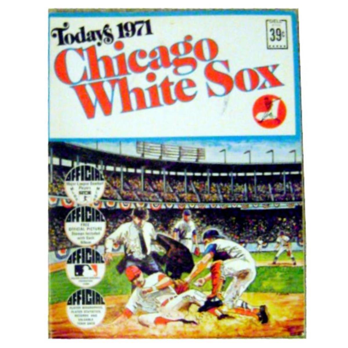 675565 1971 Chicago White Sox Dell with Player Stamps Magazine
