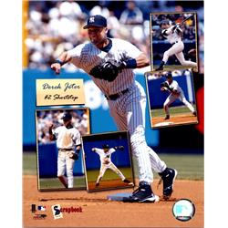 724854 8 x 10 in. Derek Jeter New York Yankees Collage Photofile Licensed No.2 Photo -  Autograph Warehouse