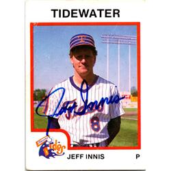 725154 Jeff Innis Autographed Tidewater, New York Mets 1987 Procards Rookie No.2479 Baseball Card