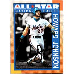 Howard Johnson Signed Autographed 8 x 10 Photo New York Mets