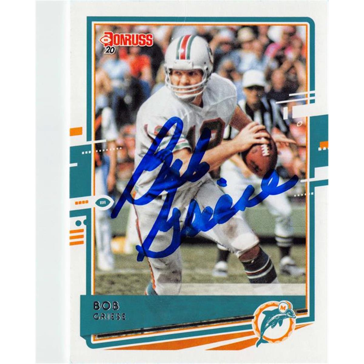 Online Shopping for Housewares, Baby Gear, Health & more. Autograph  Warehouse 725990 Bob Griese Autographed Miami Dolphins 2020 Donruss No.157  Football Card