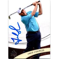 726009 Fred Couples Autographed PGA, Houston Cougars & SC 2013 Upper Deck No.48 Golf Card