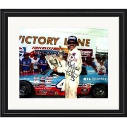 713964 8 x 10 in. Richard Petty Autographed Auto Racing NASCAR No.SC28 Matted & Framed Photo