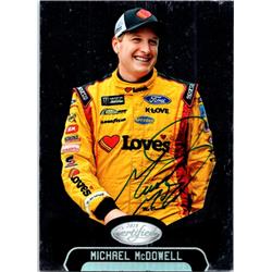 724219 Michael Mcdowell Autographed NASCAR Driver, Auto Racing & SC 2018 Panini Certified No.28 Trading Card