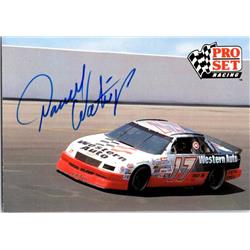 724244 Darrell Waltrip Autographed NASCAR Driver, Auto Racing & SC 1991 Pro Set No.119 Trading Card