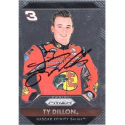 724280 TY Dillon Autographed NASCAR, Auto Racing & SC 2016 Panini Prizm No.33 Trading Card