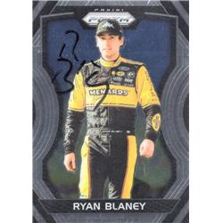 724288 Ryan Blaney Autographed NASCAR Driver, Auto Racing & SC 2018 Panini Prizm No.28 Trading Card