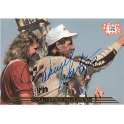 724296 Darrell Waltrip Autographed NASCAR Driver, Auto Racing & SC 1993 Hi-pro Top Ten No.41 Trading Card