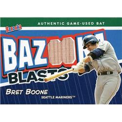 724416 Bret Boone Player Used Bat Patch Seattle Mariners 2004 Topps Bazooka Blasts No.BBBB Baseball Card