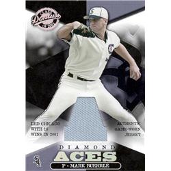 724511 Mark Buehrle Player Worn Jersey Patch Chicago White Sox 2001 Donruss Diamond Aces No.A7 Baseball Card