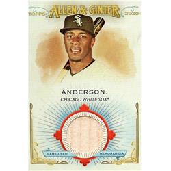 724513 Tim Anderson Player Used Bat Patch New York Mets 2020 Topps Allen & Ginter No.FSRBTA Baseball Card