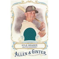 724607 Kyle Seager Player Worn Jersey Patch Seattle Mariners 2016 Topps Allen & Ginter No.FSRAKSE Baseball Card