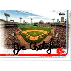 724693 Joe Castiglione Autographed Boston Red Sox Broadcaster, SC 2019 Topps Fenway Park No.160 Baseball Card