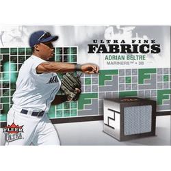 724732 Adrian Beltre Player Worn Jersey Patch Seattle Mariners 2006 Fleer Ultra No.FMAB Baseball Card