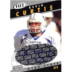 701657 Kevin Curtis Autographed Utah State Aggies 2003 Sage Hit Rookie No.A33 Football Card