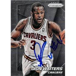 701828 Dion Waiters Autographed Cleveland Cavaliers 2014 Panini Prizm No.111 Basketball Card