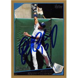 702037 Endy Chavez Autographed Seattle Mariners 2009 Topps No.UH306 Gold Baseball Card