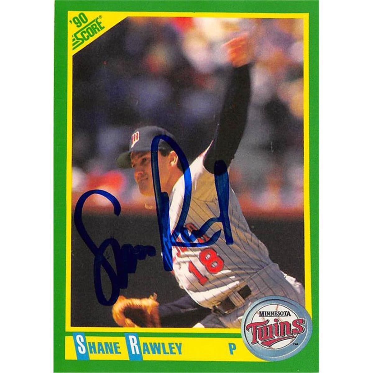 702104 Shane Rawley Autographed Minnesota Twins 1990 Score No.71 Baseball Card -  Autograph Warehouse