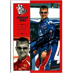 702284 Buckshot Jones Signed NASCAR Driver, Auto Racing & SC 2002 Press Pass Winston Cup No.16 Trading Card