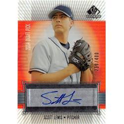 702505 Scott Lewis Signed Cleveland Indians 2004 Upper Deck Prospects No.351 LE 250-400 Baseball Card