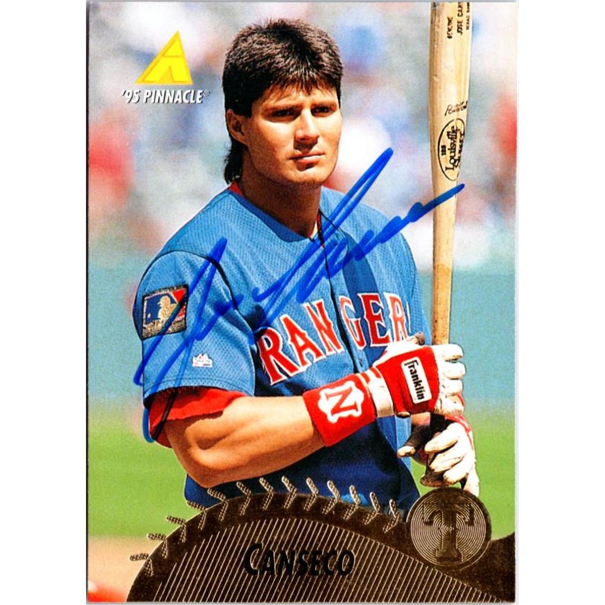 Jose Canseco signed jersey JSA Texas Rangers Autographed