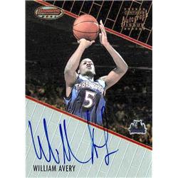 703332 William Avery Signed Minnesota Timberwolves 2000 Bowmans Best No.BBA10 Basketball Card
