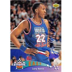 703393 Larry Nance Signed Cleveland Cavaliers 1993 Upper Deck All Star No.430 Basketball Card