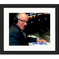 703677 8 x 10 in. Mike Emrick Doc Autographed New Jersey Devils Announcer No.SC3 Matted & Framed Photo