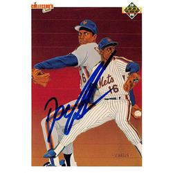 586131 Dwight Gooden Autographed New York Mets 1990 Upper Deck No.62 Doc Gooden NR69 Baseball Card