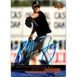 689830 Bob Howry Autographed Chicago White Sox, JZ 1999 Upper Deck No.79 Baseball Card