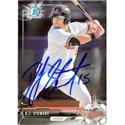 689933 D.J. Stewart Autographed Rookie Baltimore Orioles 2017 Topps Bowman Chrome No.BCP91 Baseball Card -  Autograph Warehouse