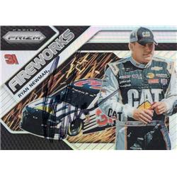700226 Ryan Newman Autographed Auto Racing, NASCAR & SC 2018 Panini Prizm Fireworks No.F16 Trading Card
