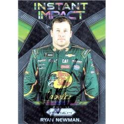 700229 Ryan Newman Autographed Auto Racing, NASCAR & SC 2018 Panini Prizm Instant Impact No.II4 Trading Card
