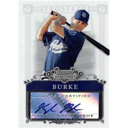 700569 Kyler Burke Autographed San Diego Padres 2006 Bowman Sterling Rookie No.BSPKB Baseball Card