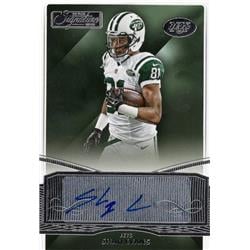 700924 Shaq Evans Autographed New York Jets 2015 Donruss Signature No.11 Football Card