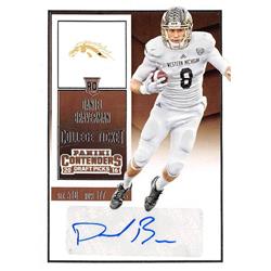 700955 Daniel Braverman Autographed Western Michigan Broncos 2016 Panini Contenders Rookie No.188 Football Card