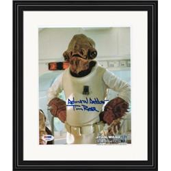 701261 8 x 10 in. Admiral Ackbar Tim Rose Autographed Return of Jedi Star Wars PSA DNA Authentication Image No.JC1 Matted Framed Photo -  Autograph Warehouse