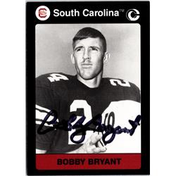 701443 Bobby Bryant Autographed South Carolina Gamecocks, SC 1991 Collegiate Collection No.170 Football Card