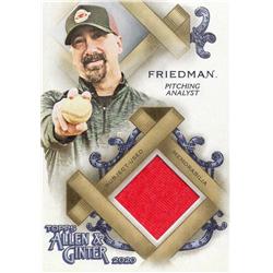 687881 Rob Friedman Used Worn Relic Patch Pitching Analyst Ninja 2020 Topps Allen & Ginter No.FSRARF Trading Card