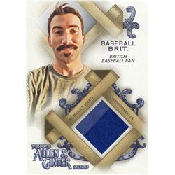 687882 Joey Mellows Used Worn Relic Patch British Baseball Brit Fan 2020 Topps Allen & Ginter No.FSRABB Trading Card