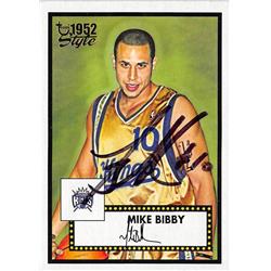 688042 Mike Bibby Autographed Sacramento Kings, SC 2006 Topps 1952 Style No.92 Basketball Card -  Autograph Warehouse