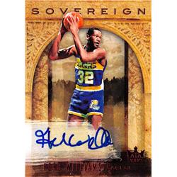 688105 Herb Williams Autographed Indiana Pacers 2019 Panini Court Kings Sovereign No.SOHWL LE 32-99 Basketball Card
