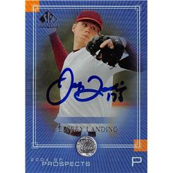 688315 Jeffrey Landing Autographed New York Mets, FT 2004 Upper Deck SP Prospects No.285 Baseball Card