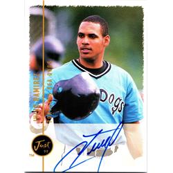 688392 Julio Ramirez Autographed Portland Sea Dogs 1999 Just Minors Rookie No.JR Baseball Card -  Autograph Warehouse