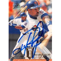 688496 Ryan Thompson Autographed New York Mets 1994 Fleer Flair No.202 Baseball Card