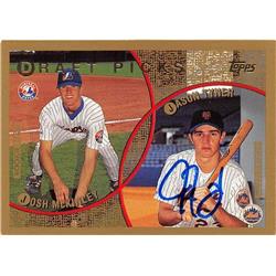 688522 Jason Tyner Autographed New York Mets 1999 Topps Draft Picks Rookie No.215 Baseball Card