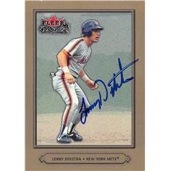 688590 Lenny Dykstra Autographed New York Mets 2002 Fleer Fall Classics No.55 Baseball Card