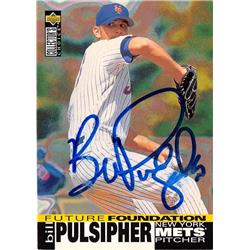 688688 Bill Pulsipher Autographed New York Mets 1995 Upper Deck Future Foundation No.35 Baseball Card